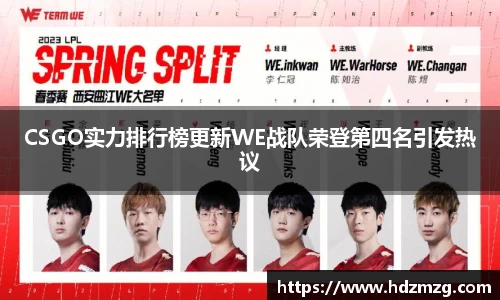 CSGO实力排行榜更新WE战队荣登第四名引发热议